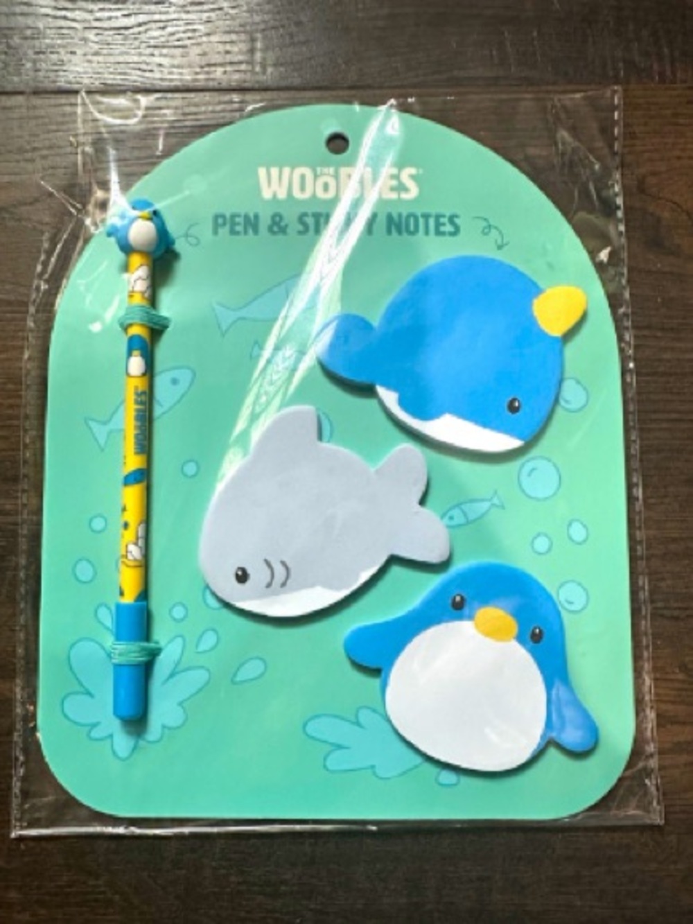 The Woobles Pen and Sticky Notes New Unopened